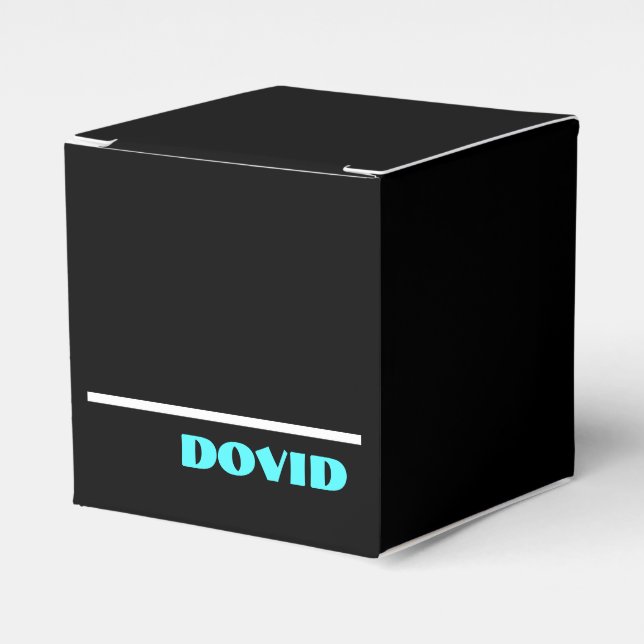 Caja de favores de neón negro (Costado Anverso)