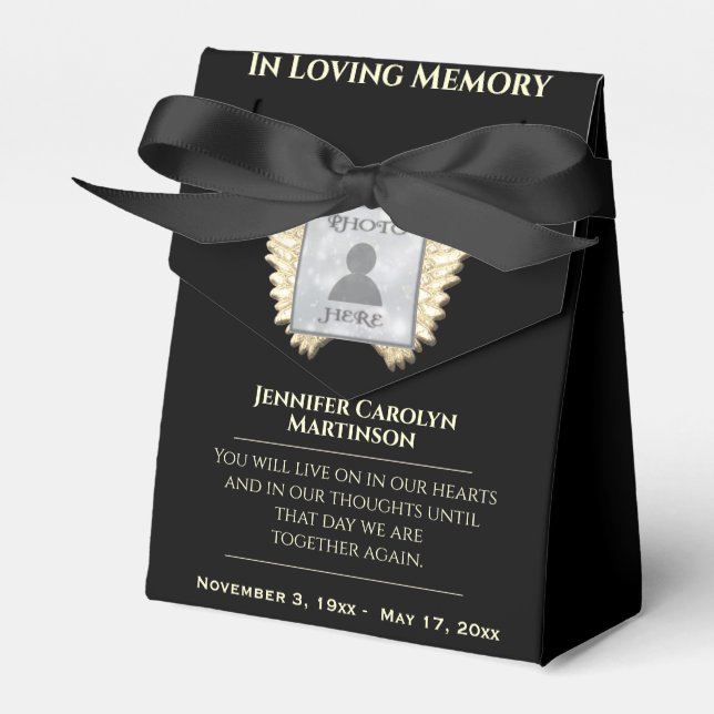 Caja de favores de obsequios y regalos conmemorati (Front Side)
