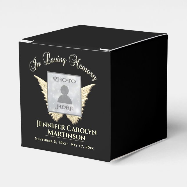 Caja de favores de obsequios y regalos conmemorati (Costado Anverso)