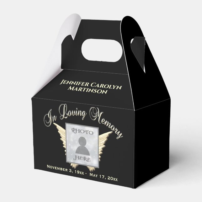 Caja de favores de obsequios y regalos conmemorati (Front Side)