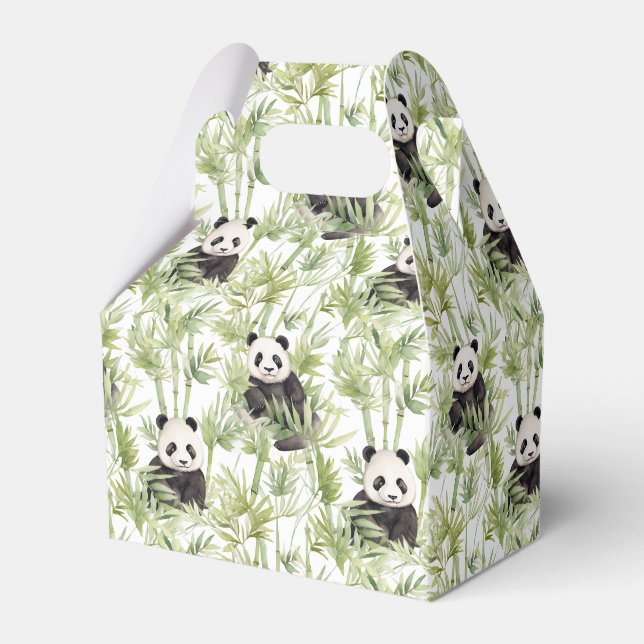 Caja de favores de panda bamboo (Front Side)