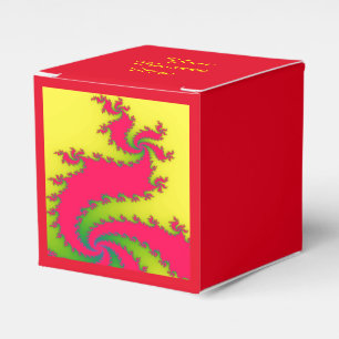Caja de favores de Personalizado fractal china de