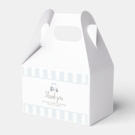 Caja de favores del carrito de golf azul