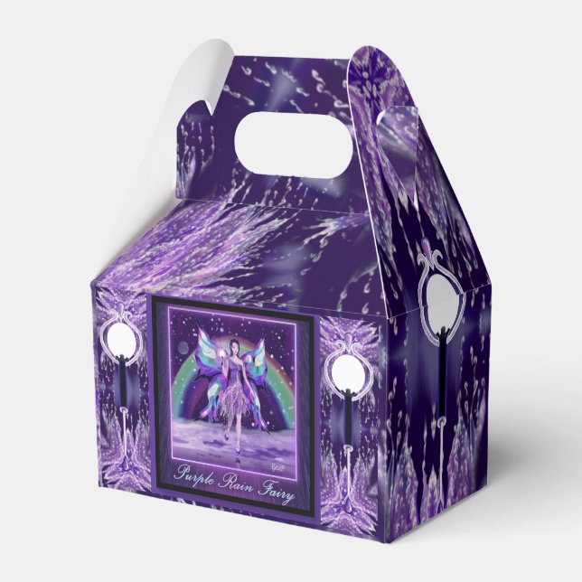 Caja de favores del hada de la lluvia púrpura (Front Side)