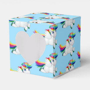 Caja de favores del partido Unicornio arcoiris