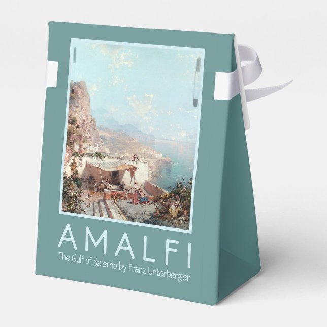 Caja de favores del personalizado Amalfi de Unterb (Reverso)