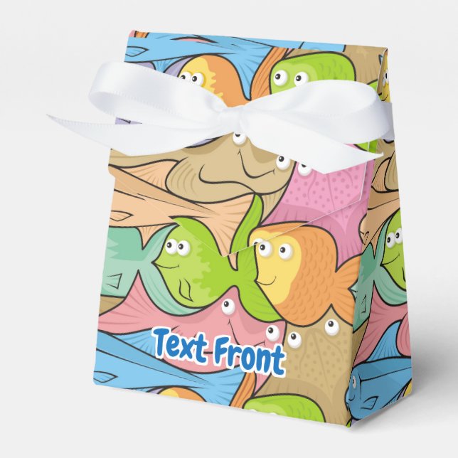Caja de favores del personalizado de pescado (Front Side)