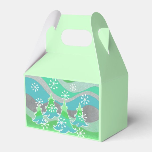 Caja de favores Green de los árboles de invierno (Front Side)