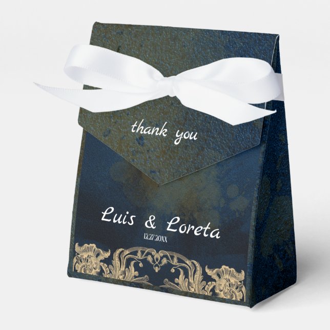 Caja de favoritas de boda de guiones (Front Side)