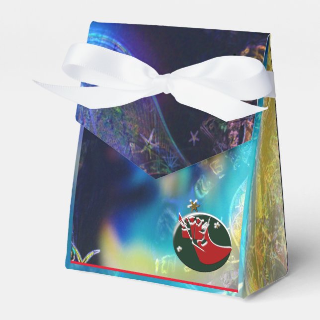 Caja de favoritas de media luna de Santa Claus (Front Side)