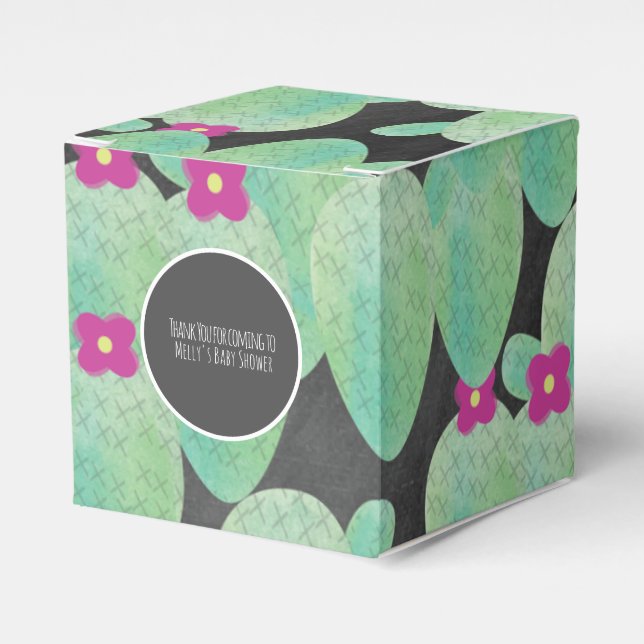 Caja de Favorito de Agradecimiento de Patrón de Ca (Costado Anverso)