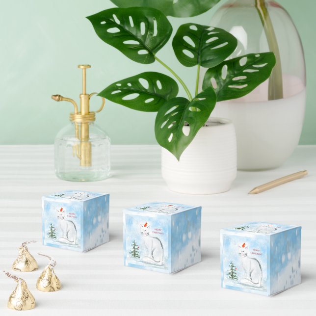 Caja de favoritos de gato para navidades (Múltiple)