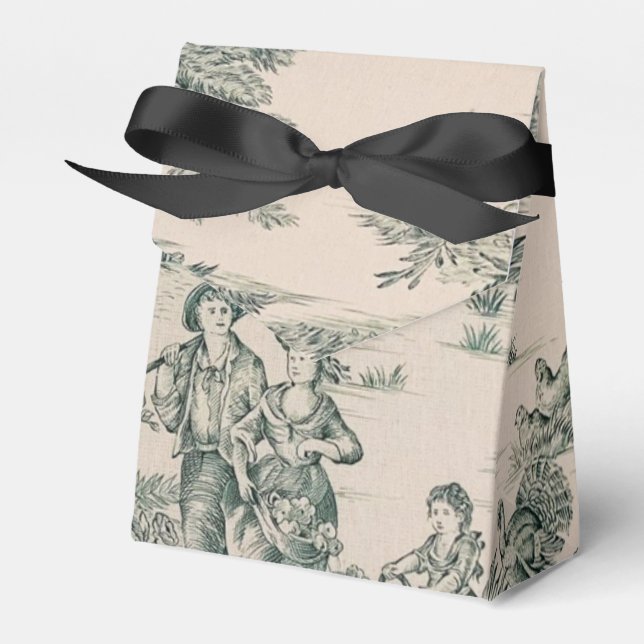Caja de favoritos de la fiesta de tela toile franc (Front Side)