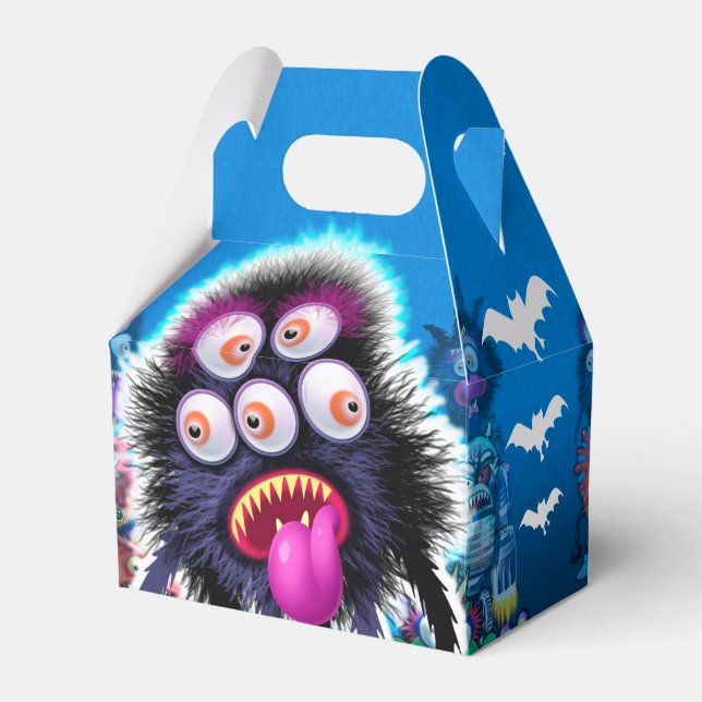 Caja de favoritos de los monstruos de Halloween co (Front Side)