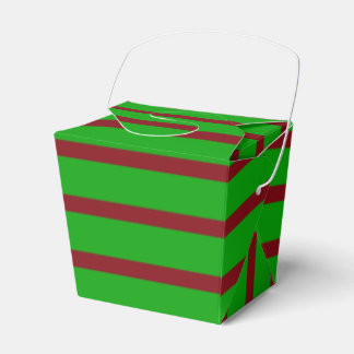 Caja de favoritos de Navidades verdes y rojos