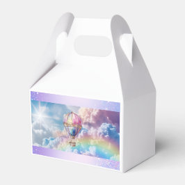 Caja de favoritos de papel holográfico de moda par