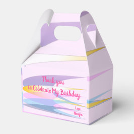 Caja de favoritos de papel rosa de Guay