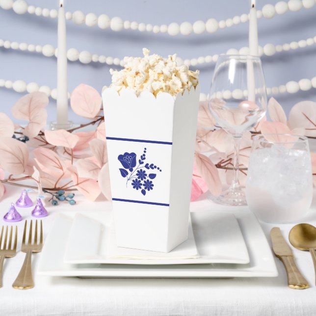 Caja de favoritos de patrón folclórico tradicional (Boda)