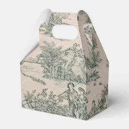 Caja de favoritos del partido Green French Toile C