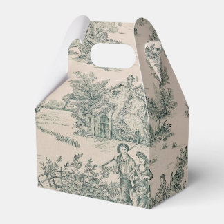 Caja de favoritos del partido Green French Toile C