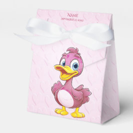 Caja de favoritos del pato rosa