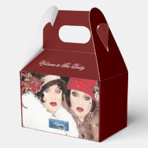 Caja de gable 1 Burg(invierno rojo 2) RFPMDesigns