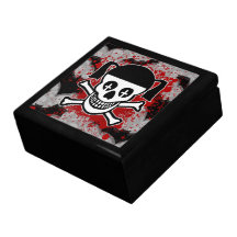 Caja de joyas de cráneo de Gótico Vamp