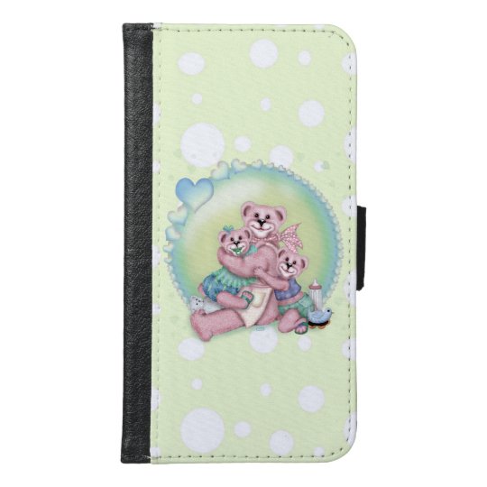 Caja de la cartera de la galaxia S6 del AMOR del
