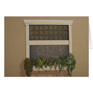 Caja de la ventana de la flor pintada