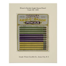 Caja de lápiz Empaquetado Poster brillante