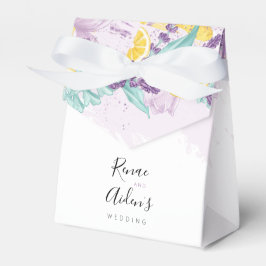 Caja de lavanda fresca y favorita de limón