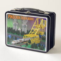 Caja de Lonchera de Doble Cara Atomic Train