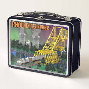 Caja de Lonchera de Doble Cara Atomic Train