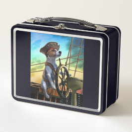 caja de lunch para niños con diseño de perro pirat