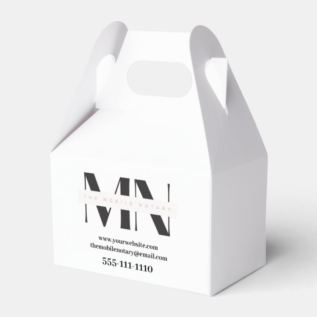 Caja de marketing comercial de notario móvil (Front Side)