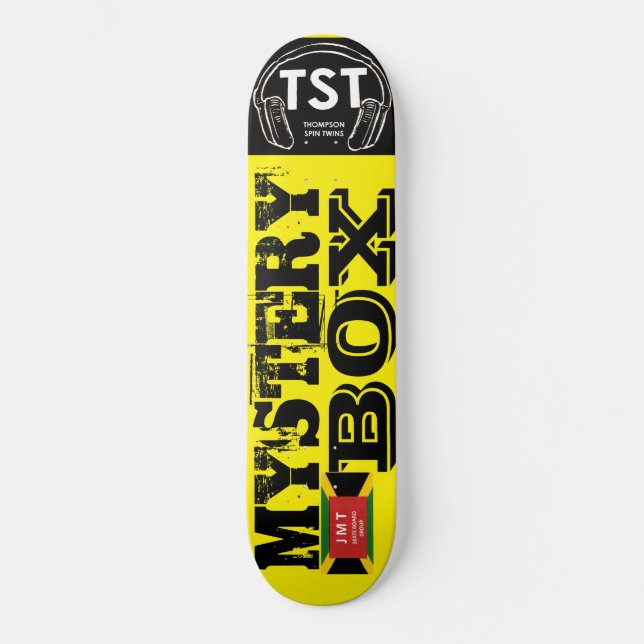 CAJA DE MISTERIO Skateboard (Anverso)