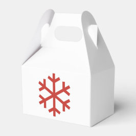 Caja de Navidades de copo de nieve a favor