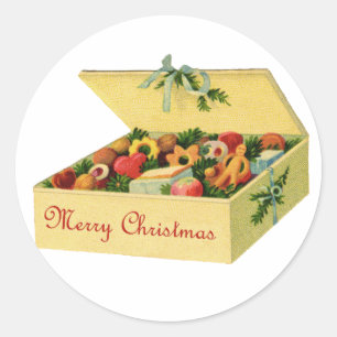 Caja de Navidades Pegatinas De Cookies