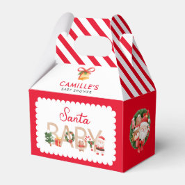 Caja de navidades Santa Baby Shower Favor