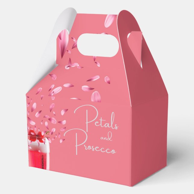Caja de Petales y Favor del Prosecco (Anverso)