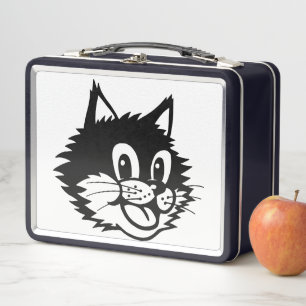 CAJA DE PULGADAS METALIZADO CAT CUTE RETRO
