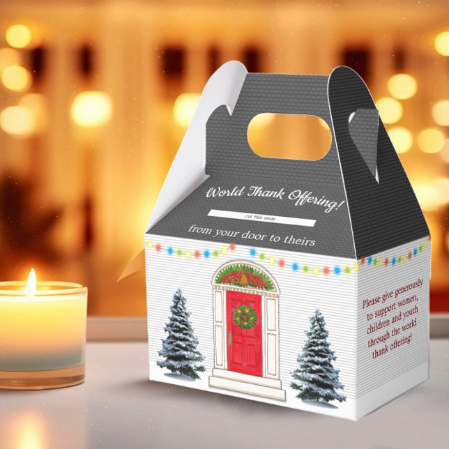 Caja de recogida de navidades para obras de carida (Subido por el creador)