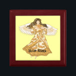 Caja De Regalo Ángel cristiano de verano<br><div class="desc">Caja de joyas de Summer Angel, camisetas de ángel y regalos de ángel de Ilustracion ArtMuvz. Encantadora camiseta de Angel de Verano, bolsa de tote, taza, gorra. Los regalos de ángel son una manera reflexiva y significativa de mostrar a alguien a quien le importa. Ya sea que busques un regalo...</div>