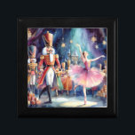 Caja De Regalo Ballet de Navidades Nutcracker Ballerina Watercolo<br><div class="desc">El Ballet de Ballet de Nutrición Navidades de acuarela Ballerina Festive Holiday Gift Box incluye un ballet tradicional de Navidades con bailarina y petcracker. Perfecto para regalos de Navidad,  decoración de Navidades,  fiestas de vacaciones y más. Creado por Evco Studio www.zazzle.com/store/evcostudio</div>