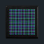 Caja De Regalo Black Watch Scottish Tartan<br><div class="desc">Tártaro tradicional escocés de Black Watch de colores azul,  verde y negro.</div>