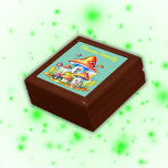 Caja De Regalo Blossom Serenity Cottagecore Mushroomcore |<br><div class="desc">Taburetes,  setas y cottagecore para los amantes de la naturaleza,  este lindo hongo,  diseño de cottagecore,  monogramado para permitir cambiar el texto amarillo de Serenidad Blossom a cualquier cosa que elijas. Caja de recuerdo de madera.</div>
