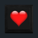 Caja De Regalo Boda de amor de moda del corazón rojo<br><div class="desc">Puede cambiar fácilmente las fuentes y los colores. También puede agregar su logotipo y la imagen de fondo como desee.</div>