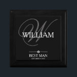 Caja De Regalo Boda Mejor regalo de hombre Nombre personalizado M<br><div class="desc">Boda Mejor Regalo Hombre Nombre Personalizado Moderno Cute Keepsake Caja de regalo. Haga clic en personalizar esta plantilla para personalizar con su nombre y fecha rápida y fácilmente. Artículos de regalo del mejor hombre que coincidan en la tienda. Barcos en todo el mundo rápido. Boda Mejor Regalo Hombre Nombre Personalizado...</div>