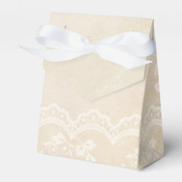 Caja de Regalo Burlap y Lace