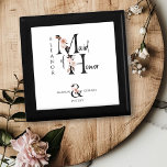 Caja De Regalo Carta floral de honor Boho Boda Keepsake<br><div class="desc">Mantén la caja de regalo para personalizar por tu doncella de honor. Maid of Honor está escrito con letras neutras de flores boho y escritura manuscrita. También se puede añadir el nombre de la novia y el novio y la fecha de su boda, que enmarcan una ampersand floral de coordinación....</div>